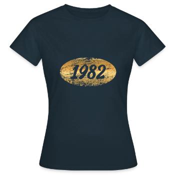 Métaux précieux 1982 - T-shirt Femme - marine - Devant - AI Model Female 172 dark (172cm)