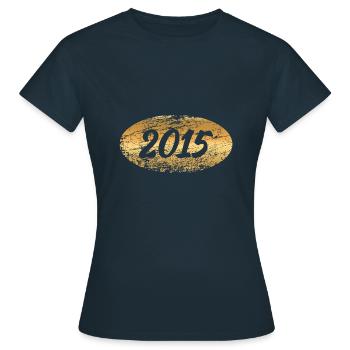 Métaux précieux 2015 - T-shirt Femme - marine - Devant - AI Model Female 172 dark (172cm)