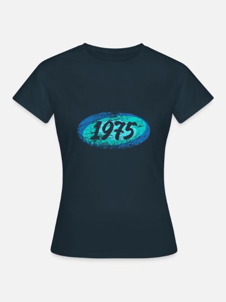 Retro 1975 - Frauen T-Shirt - Navy