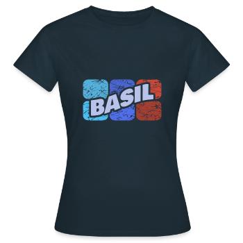 Cadeau pour le basilic - T-shirt Femme - marine - Devant - AI Model Female 172 dark (172cm)