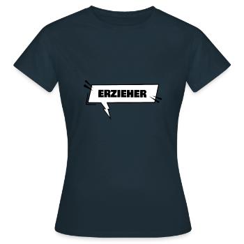 Educator - Women's T-Shirt - navy - Front - AI Model Female 172 dark (172cm)