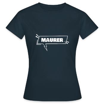 Bricklayer - Women's T-Shirt - navy - Front - AI Model Female 172 dark (172cm)