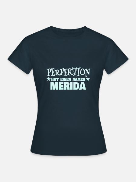 Me als Frauenname - Frauen T-Shirt - Navy