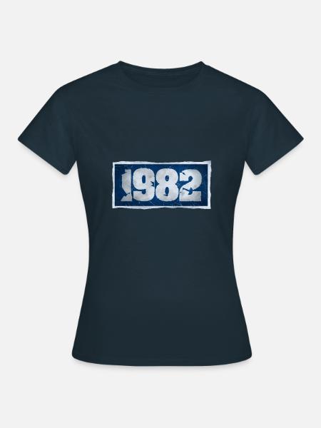 1982 - Frauen T-Shirt - Navy