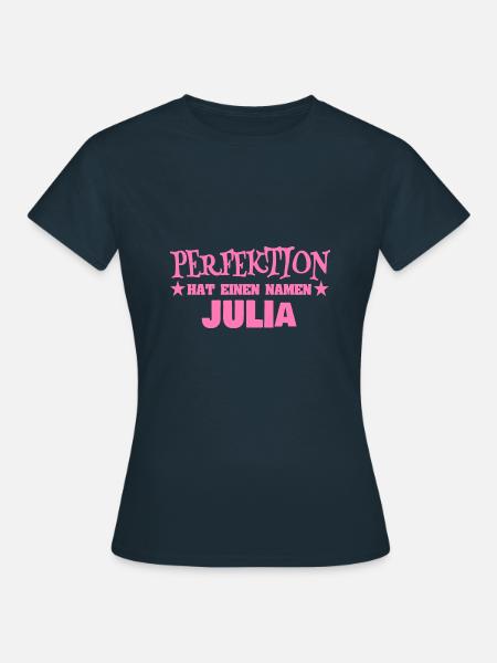 Geschenk für Julia - Frauen T-Shirt - Navy