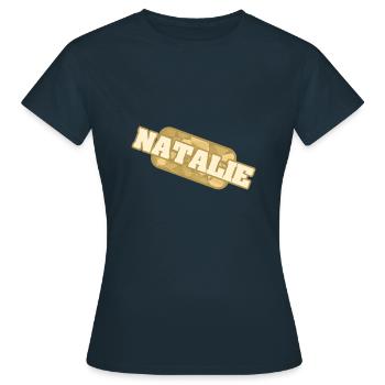 Natalie - T-shirt Femme - marine - Devant - AI Model Female 172 dark (172cm)