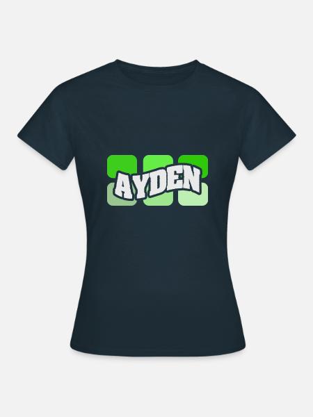 Name Ayden - Frauen T-Shirt - Navy