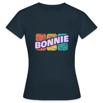 Bonnie - T-shirt Femme - marine - Devant - AI Model Female 172 dark (172cm)