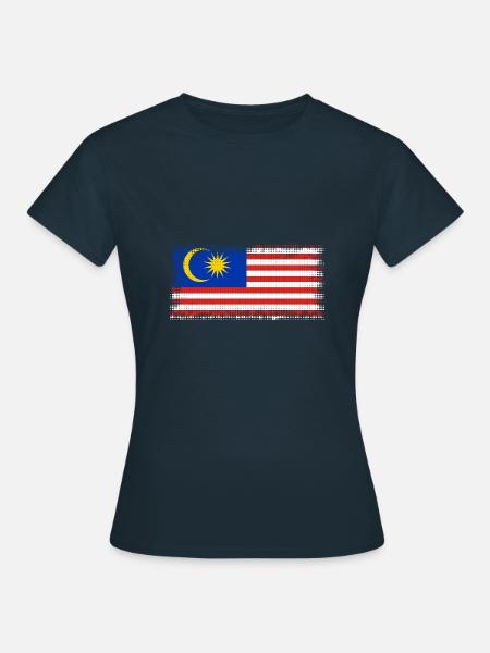 Malaysia Malaysia - Frauen T-Shirt - Navy