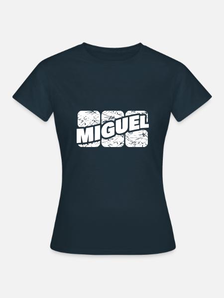 Geschenk für Miguel - Frauen T-Shirt - Navy