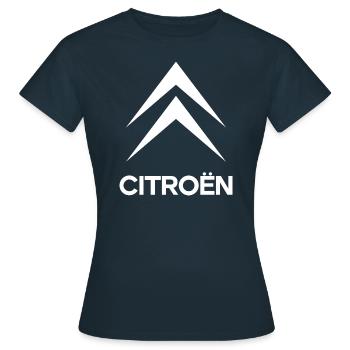 Citroën Logo - Frauen T-Shirt - Navy - Vorne - AI Model Female 172 dark (172cm)