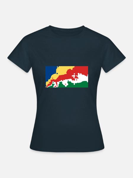 Seychellen - Frauen T-Shirt - Navy
