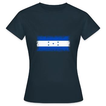 Don pour le Honduras - T-shirt Femme - marine - Devant - AI Model Female 172 dark (172cm)