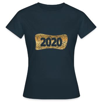 2020 - T-shirt Femme - marine - Devant - AI Model Female 172 dark (172cm)