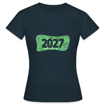 Scratches 2027 - Women's T-Shirt - navy - Front - AI Model Female 172 dark (172cm)