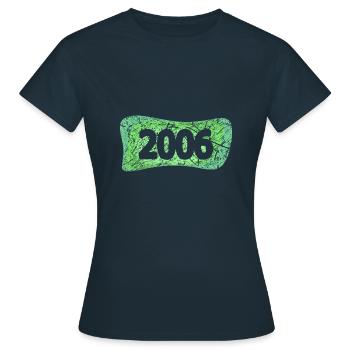 Scratches 2006 - Women's T-Shirt - navy - Front - AI Model Female 172 dark (172cm)