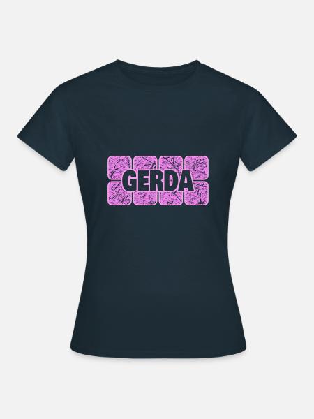 Ehefrau Gerda - Frauen T-Shirt - Navy