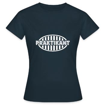 Intern as a job - Women's T-Shirt - navy - Front - AI Model Female 172 dark (172cm)