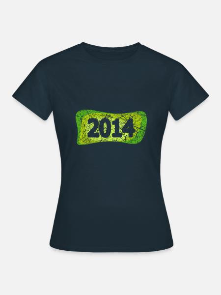 2014 2014 - Frauen T-Shirt - Navy