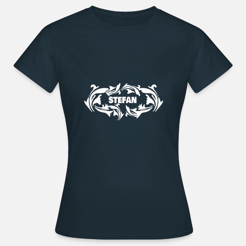 Name Stefan - Women's T-Shirt - navy