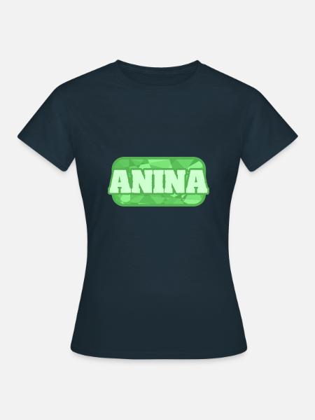 Geschenk für Anina - Frauen T-Shirt - Navy