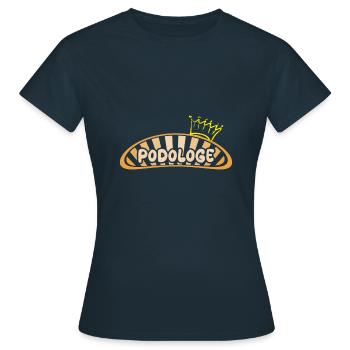 Podiatrist - Women's T-Shirt - navy - Front - AI Model Female 172 dark (172cm)