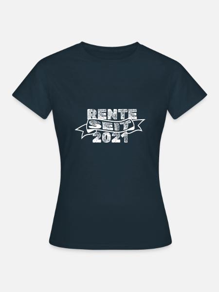 Rentner 2021 - T-shirt dam - marinblå