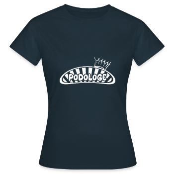 Podiatrist - Women's T-Shirt - navy - Front - AI Model Female 172 dark (172cm)