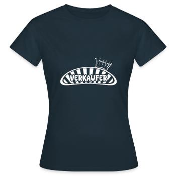 Cadeau pour le vendeur - T-shirt Femme - marine - Devant - AI Model Female 172 dark (172cm)