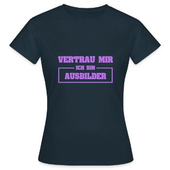Funny instructor - Women's T-Shirt - navy - Front - AI Model Female 172 dark (172cm)
