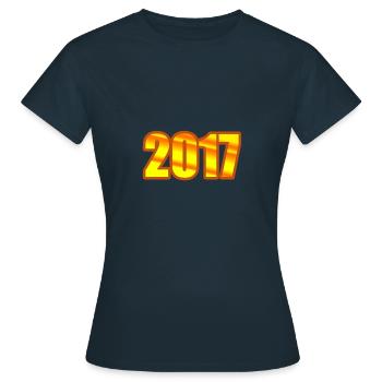 Drôle 2017 - T-shirt Femme - marine - Devant - AI Model Female 172 dark (172cm)