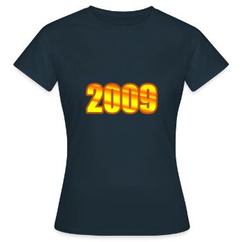 2009 - T-shirt Femme - marine - Devant - AI Model Female 172 dark (172cm)