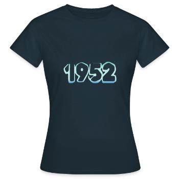 Eisberg 1952 - Frauen T-Shirt - Navy - Vorne - AI Model Female 172 dark (172cm)