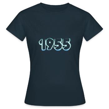 Eisberg 1955 - Frauen T-Shirt - Navy - Vorne - AI Model Female 172 dark (172cm)