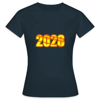 2028 2028 - T-shirt Femme - marine - Devant - AI Model Female 172 dark (172cm)