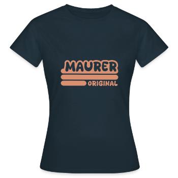 Bricklayer - Women's T-Shirt - navy - Front - AI Model Female 172 dark (172cm)