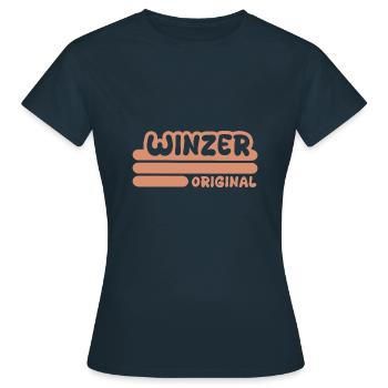 Profession: Winemaker - Women's T-Shirt - navy - Front - AI Model Female 172 dark (172cm)