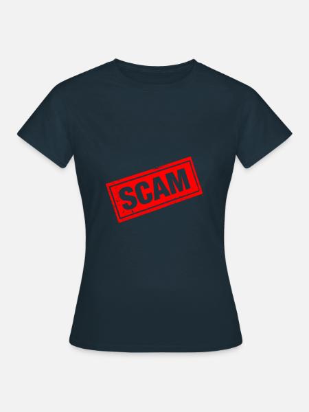 SCAM - Women's T-Shirt - navy