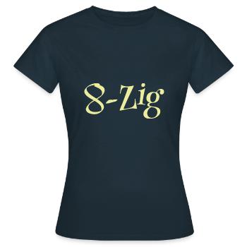 Runder Geburtstag 80 80 Geburtstag - Frauen T-Shirt - Navy - Vorne - AI Model Female 172 dark (172cm)