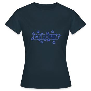 Geschenk für Carolin - Frauen T-Shirt - Navy - Vorne - AI Model Female 172 dark (172cm)