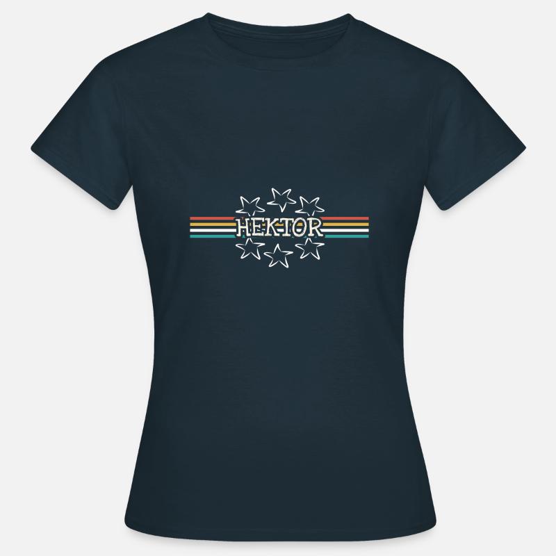 Hector as a star - Women's T-Shirt - navy