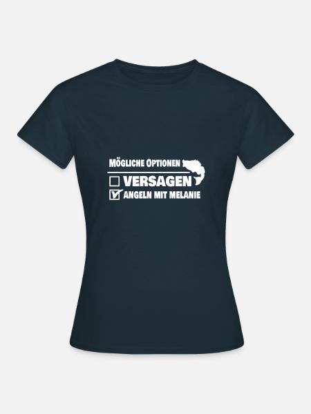 melanieals melanie - Frauen T-Shirt - Navy