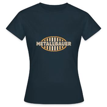 Travail de métallurgiste - T-shirt Femme - marine - Devant - AI Model Female 172 dark (172cm)