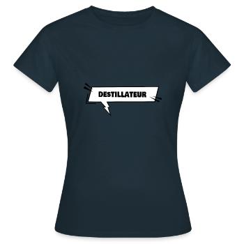 Bildung Destillateur - Frauen T-Shirt - Navy - Vorne - AI Model Female 172 dark (172cm)