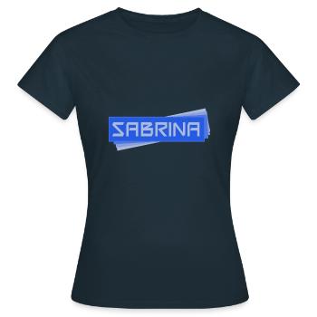 SABRINA Sabrina - T-shirt Femme - marine - Devant - AI Model Female 172 dark (172cm)