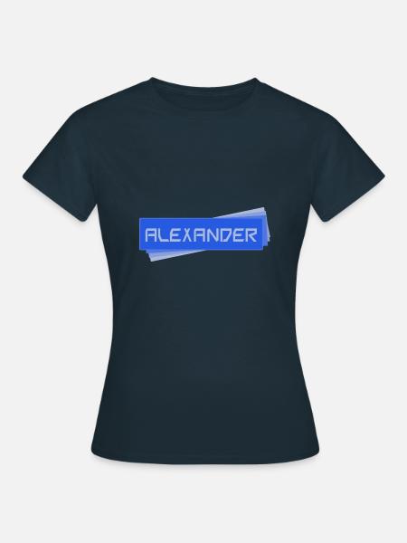 Geschenk für Alexander - Frauen T-Shirt - Navy