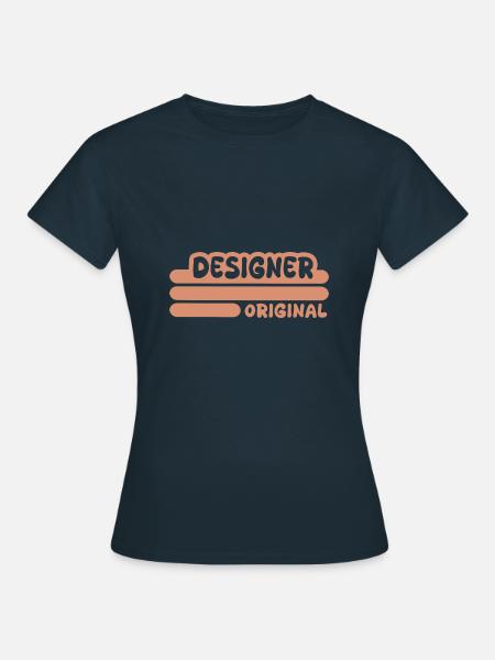 Designer - Frauen T-Shirt - Navy