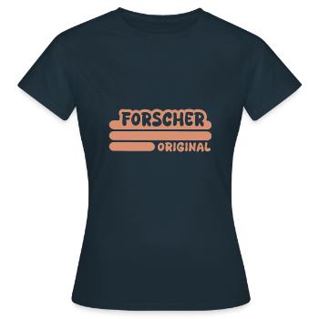 Researcher as a profession - Women's T-Shirt - navy - Front - AI Model Female 172 dark (172cm)