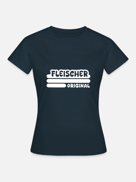 Beruf Fleischer - Frauen T-Shirt - Navy