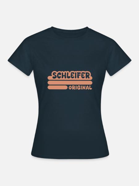 Schleifer als Beruf - Frauen T-Shirt - Navy